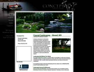 conceptlandscaping.com screenshot