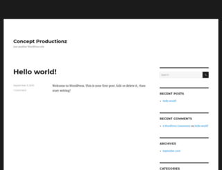 conceptproductionz.com screenshot