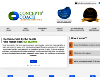conceptscoach.com.au screenshot