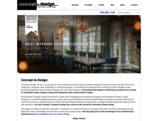concepttodesign.ca screenshot