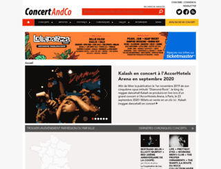 concertandco.net screenshot