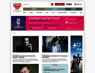 concertclassic.com screenshot