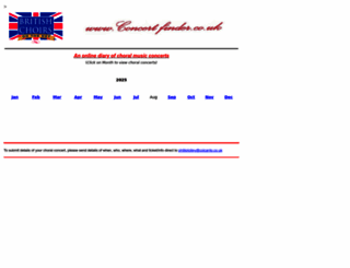 concertfinder.co.uk screenshot