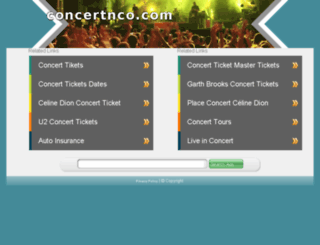 concertnco.com screenshot