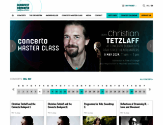 concertobudapest.hu screenshot