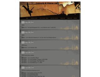 concertslist.webs.com screenshot