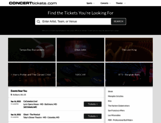 concerttickets.com screenshot
