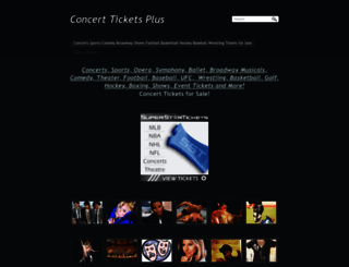 concertticketsplus.weebly.com screenshot