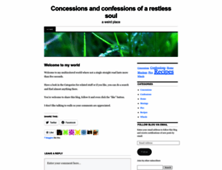 concessionsandconfessionsofarestlesssoul.wordpress.com screenshot