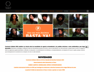 concienciasolidaria.org.ar screenshot