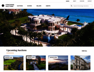 conciergeauctions.com screenshot