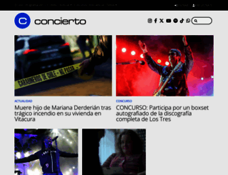 concierto.cl screenshot