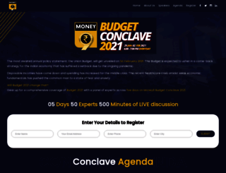 conclave.money9.com screenshot