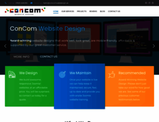 concomwebdesign.uk screenshot