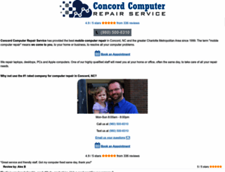 concordcomputerrepairservice.com screenshot