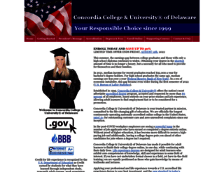 concordia-college.net screenshot