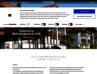 concordia-hotel.de screenshot