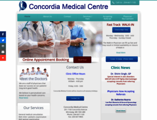 concordiamedical.ca screenshot