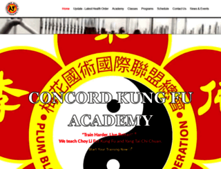 concordkungfu.com screenshot