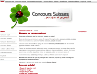 concours-suisses.ch screenshot