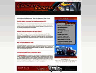 concrete-express.com screenshot