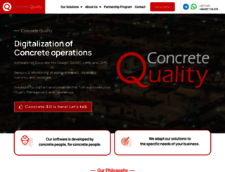 concrete-quality.com screenshot