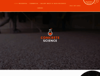 concrete-science.com screenshot