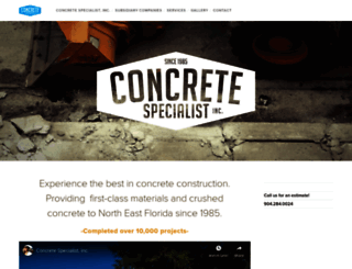 concrete-specialist-inc.com screenshot