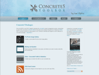 concrete5packages.com screenshot