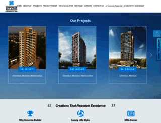 concretebuilders.co.in screenshot