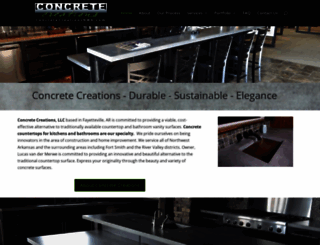 concretecreationsnwa.com screenshot