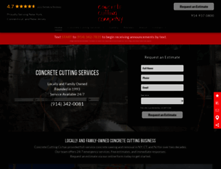 concretecuttingcompany.com screenshot