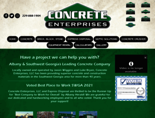 concreteenterprisesllc.com screenshot