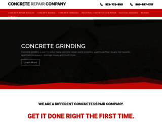 concretegrindingandraising.com screenshot