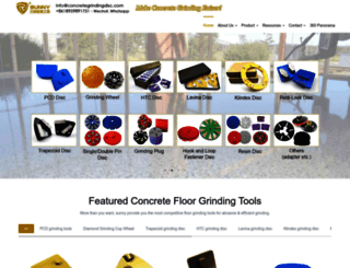 concretegrindingdisc.com screenshot