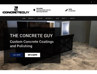 concreteguymn.com screenshot