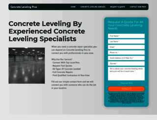 concretelevelingpros.com screenshot