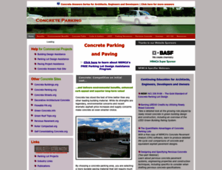 concreteparking.org screenshot