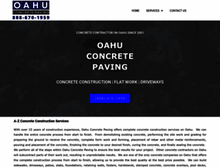 concretepavingoahu.com screenshot