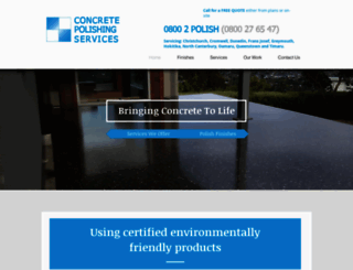 concretepolishingservices.com screenshot