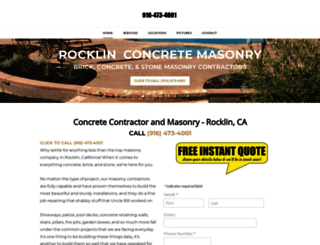 concreterocklin.com screenshot