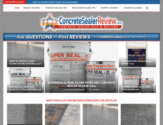 concretesealerreview.com screenshot