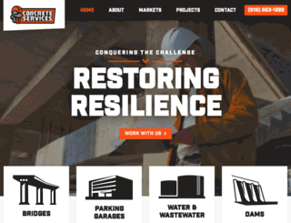 concreteservicescorp.com screenshot