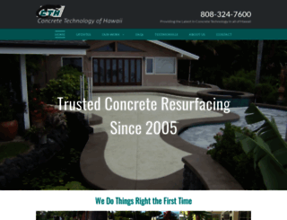 concretetechnologyhawaii.com screenshot