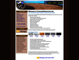concretevancouver.net screenshot