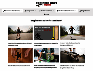 concretewavemagazine.com screenshot