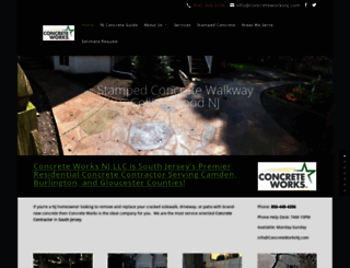concreteworksnj.com screenshot