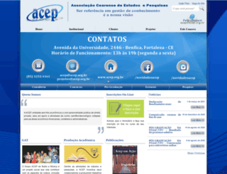 concursos.acep.org.br screenshot