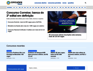 concursosnobrasil.com screenshot