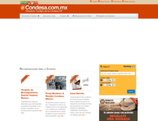 condesa.com.mx screenshot